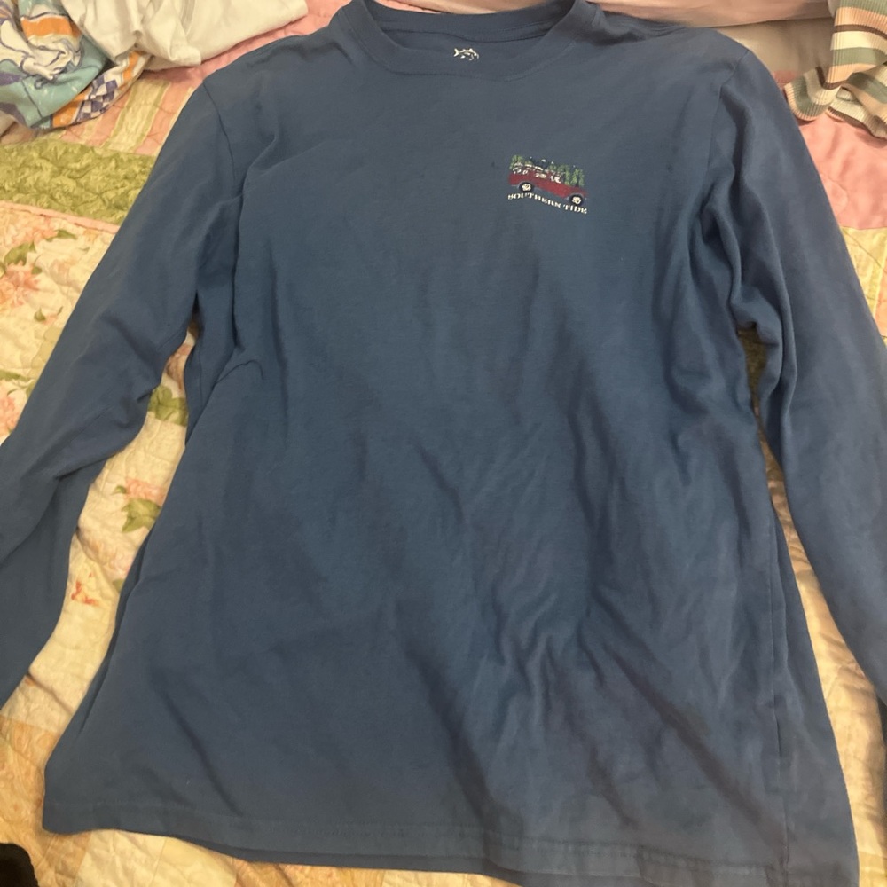 Southern Tide Gray Long Sleeve Shirt